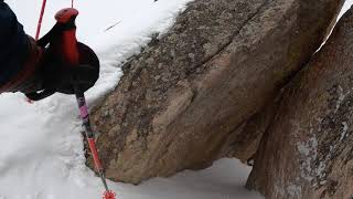 Skiing Crested Butte High Lift and North Face Lift March 9th 2021 [upl. by Ahsilet]