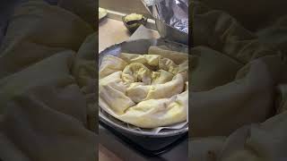 Bulgarian banitsa  cooking process [upl. by Haneen]