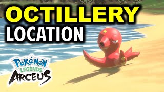 Octillery Location Octillerys Ink  Pokemon Legends Arceus [upl. by Turoff]