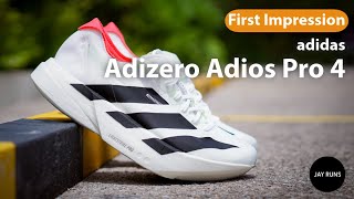 วิ่งครั้งแรก adidas Adizero Adios Pro 4 [upl. by Stelu25]