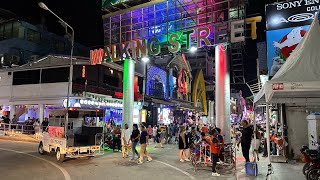 Walking Street Pattaya City Thailand Walking Tour [upl. by Baalman]