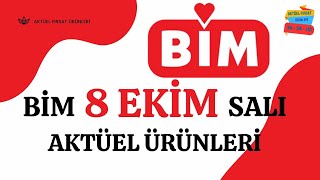 8 EKİM SALI 2024 BİM AKTÜEL ÜRÜNLER  Kaçırılmayacak Fırsatlar ve İndirimler [upl. by Aerdnak]