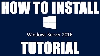 How To Install Windows Server 2016 With GUI Tutorial [upl. by Caton555]