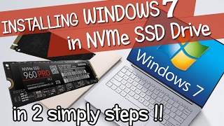 Add NVMe driver support to Windows 7 Installation [upl. by Pirzada]