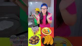 Emoji cake VS Spicy food ice cream challenge 🍨 funny shorts by Ethan Funny Family [upl. by Henryson218]