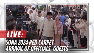 Officials guests begin to arrive at the Batasan Complex North Wing in Quezon City for SONA2024 [upl. by Elmo]