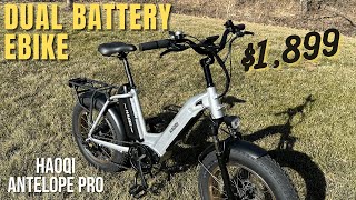 Haoqi Antelope Dual Battery Ebike Review [upl. by Eniamirt836]