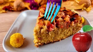 Make this cake with oats and apple Fast and healthy recipe [upl. by Elrebma]