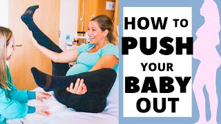 How to PUSH during labor  Best positions to push baby out [upl. by Aseen]