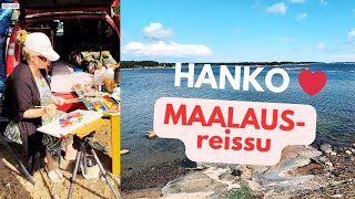 Maalausreissu Hankoon  maalaus ideoita [upl. by Conley]