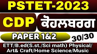 Pstet 2023 CDP Kohlbergs Theory of Moral Development  ਕੋਹਲਬਰਗ ਥਿਊਰੀMSW STUDY for job [upl. by Chappelka]