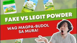 FAKE VS LEGIT Salveo Barley Grass Powder Part 2  Powder Comparison  Maging Mapanuri [upl. by Reisman]