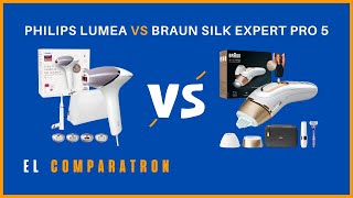 🔥Philips Lumea vs Braun Silk Expert Pro 5 DEPILACIÓN IPL ¿CUÁL COMPRAR🔥 [upl. by Adiari633]