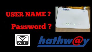 How to change Hathway wifi password Tamil [upl. by Ramsey793]