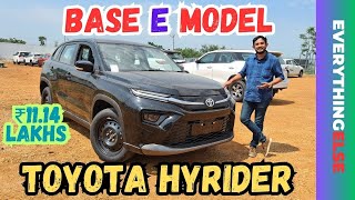 2024 Toyota Hyryder E Base Model  Better Than 3XO AX5 🤔 [upl. by Tnilf696]