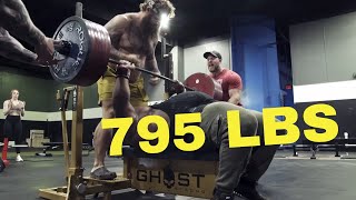 UNOFFICIAL WORLD RECORD BENCH PRESS  795 LBS 360 KGS  JULIUS MADDOX  TYLER OBRINGER [upl. by Aekin]