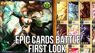 Epic Cards Battle Free Online TCG Watcha Playin Gameplay First Look [upl. by Ravo]