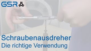 Schraubenausdreher  Die richtige Verwendung [upl. by Enedan]