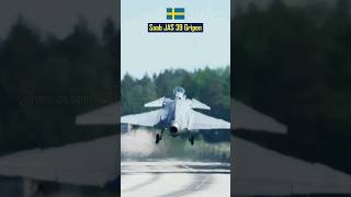 Crazy Technique of Swedish Air Force to Land Saab JAS 39 Gripen Fighter Jet on Civilian Highways [upl. by Nywg]