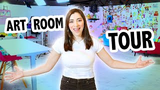 Art Room Tour 2022 Part 1 [upl. by Kloster]