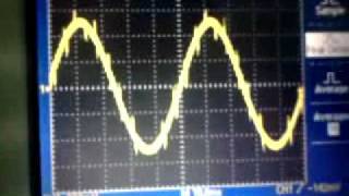 Peak Detection on a Tektronix Oscilloscope  by Pratik Barot [upl. by Ogilvy]