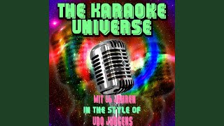 Mit 66 Jahren Karaoke Version In the Style of Udo Ju¨rgens [upl. by Eisned]