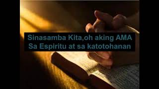 Sinasamba Kita o aking Ama with Lyrics  Pastor Henry Santos [upl. by Yznil783]