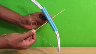 Gemakkelijk Tutorials  Hoe maak je een zeer sterke Paper Bow Simple Wapen Make  10 Minutes [upl. by Llehcar]