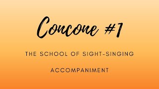 Concone 1 Accompaniment [upl. by Eelyah]