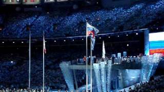 Russian National Anthem at Vancouver 2010 Olympics  Closing Ceremonies [upl. by Anitnahs525]