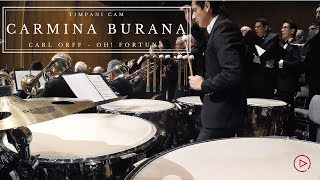 Carmina Burana  Carl Orff quotO Fortuna Emperatrix Mundiquot TimpaniCam [upl. by Dlawso]