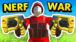 NEW NERF WAR BATTLE IN RAVENFIELD Ravenfield Funny Gameplay [upl. by Mccafferty]