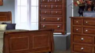 Sunset Sleigh Bedroom Set  Vaughan Bassett [upl. by Skillern]