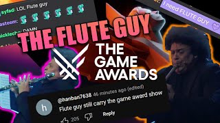 THE FLUTE GUY  The Game Awards TRUE winner Twitch Chat Reaction 2023 Orchestra GoTY Medley [upl. by Humph]