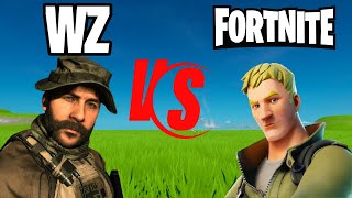 Fortnite VS Warzone MEME OLYMPICS [upl. by Bennet]