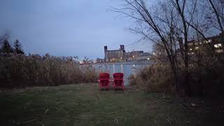 Montreal Canada Chateau St Ambroise and Lachine Canal [upl. by Hadrian]