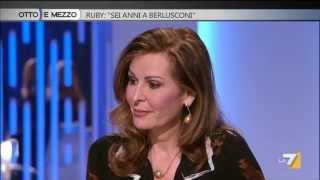 RUBY SEI ANNI A BERLUSCONI Otto e mezzo 130513 [upl. by Acinad]