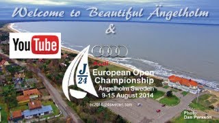 J24 Audi European Open Championship 2014 Ängelholm HD [upl. by Amimej]