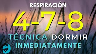 🍃Calmar la Ansiedad DORMIR RÁPIDO🍃 con Ejercicio de Respiración para la Ansiedad🍃 TÉCNICA 478🍃 [upl. by Roxine]