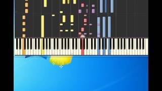 Pointer Sisters im so excited Piano tutorial by Synthesia [upl. by Ecinerev940]