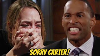 Hope confesses the truth to Carter that she doesnt love him The Bold and the Beautiful Spoilers [upl. by Aztilem]