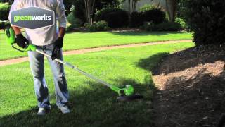 GreenWorks 40V Cordless Strimmer  Gardencare [upl. by Otte]