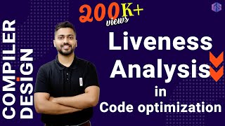 Lec31 Liveness Analysis in Code optimization  Dataflow analysis [upl. by Gabler]