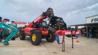 Manitou MHTX 10230 with CH10 heavy duty mining telehandler [upl. by Naivat]