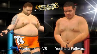 Wrestle Kingdom 2  Akebono vs Yoshiaki Fujiwara [upl. by Odla]