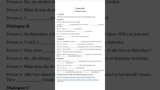 lesson 85  fea book  present tense feabooks personalgrowth EnglishConnectionByKanchan [upl. by Alpers]