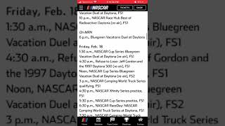 NASCAR TV Schedule [upl. by Gabriella385]