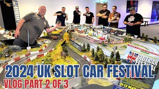 2024 UK SLOT CAR FESTIVAL  PART 2 l Williams F1  SC Fest Set Up  Rockingham SC Club 🏁 [upl. by Yelah541]