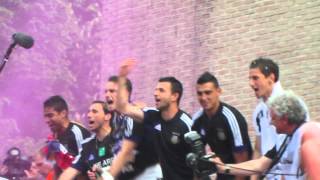 RSCAZulte Waregem 20122013 Title celebrations [upl. by Nilyram]