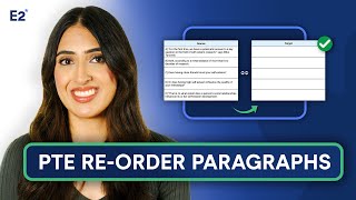 PTE Reading Reorder Paragraphs  3 Practice Tasks with Answers [upl. by Aitrop]